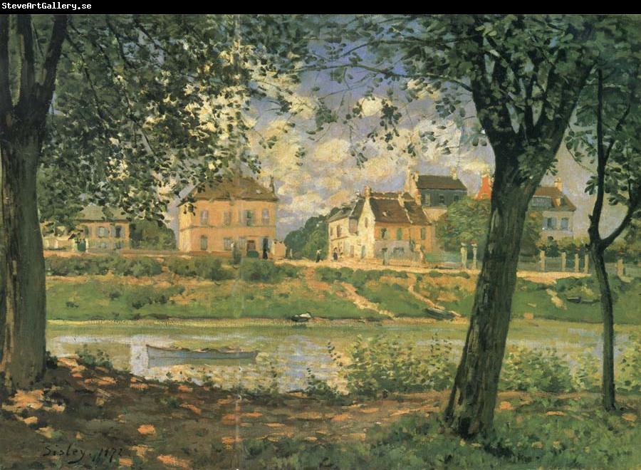 Alfred Sisley Villeneuve la Garenne on the Seine